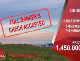 GET THIS Unique Land in Zouk Mosbeh Adonis...