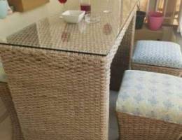 Real rattan bar