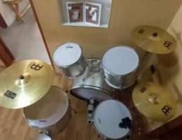 Rockstar drums + meinl hcs cymbals