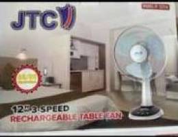 JTC Rechargeable fans 12â€