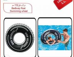 Ø¯ÙˆÙ„Ø§Ø¨ Ù†ÙØ® Swimming Wheel 119cm 150000L.L