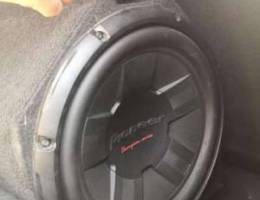 Double coil bazooka pioneer 1600w + amplif...