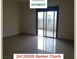 Apartment for sale in Aachqout with garden...