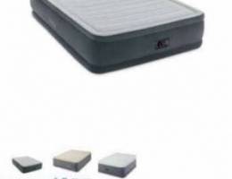 intex bed camping deluxe Queen with built ...