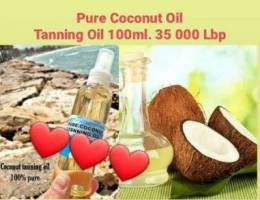 Pure coconut oil tanning oil 100ml