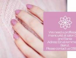 Nail technician needed urgently