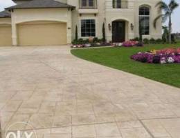 stamped concrete (Ø¨Ø§Ø·ÙˆÙ† Ù…Ø·Ø¨Ø¹)