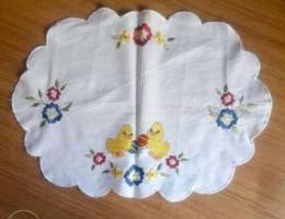 Pacques serviette handmade