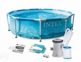 Intex beachside pool size 305x76 cm with f...