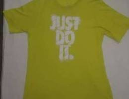 Nike dri-fit yellow tshirt