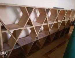 Wood shelf