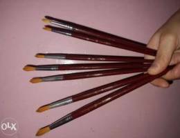 Set of 7 Brush Round (Numbers in the descr...