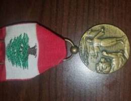 Vintage rare bronze medal Ø¯ÙˆÙ„Ø© Ù„Ø¨Ù†Ø§Ù† Ø§Ù„ÙƒØ¨ÙŠ...