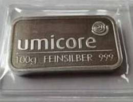 Silver bar 100g