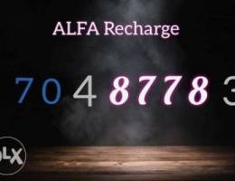 Alfa Recharge Number