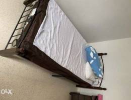 Bed with mattress barely used