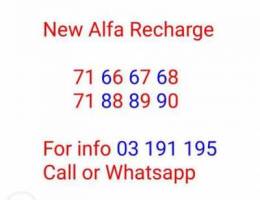 Alfa Recharge AA AB AC delivery available