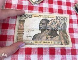 African old banknote