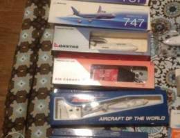 Diecast model airplanes