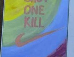 One shot one kill painting