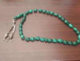 Malachite stone Ø³Ø¨Ø­Ø© Ù…Ù„Ø§ÙƒÙŠØª Ø·Ø¨ÙŠØ¹ÙŠ