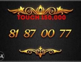 Nice number of touch 81 87 for 150,000 bes...