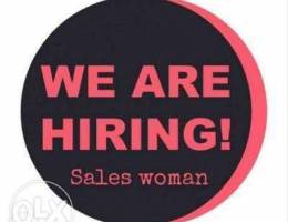 sales woman