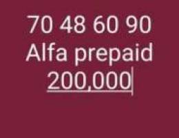 Alfa prepaid