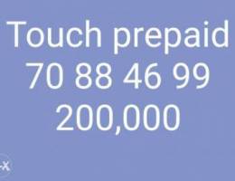 Touch prepaid