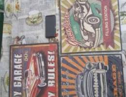 3 new vintage cars posters