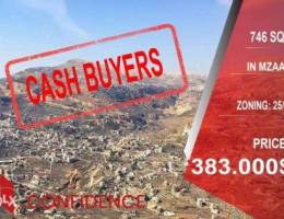 UNIQUE LAND 746 SQM In Mzaar Ouyoun Siman ...