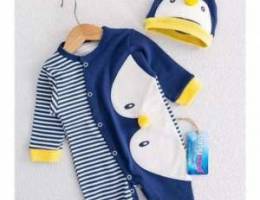 Penguin Figured Baby Boy Jumpsuit / Size: ...