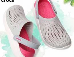 Crocs Original outdoor pink grey 50% off