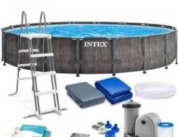 Greywood intex 5.49 x 1.22 m Pool full pac...