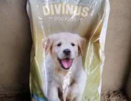 Divinus dog puppy dry food 20kg sealed