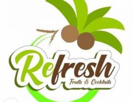 Refresh Fruits and cocktails