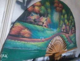 Wall Painting Fan