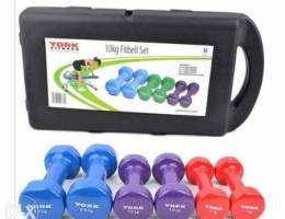 York Fitness 10kg Fitbell set.