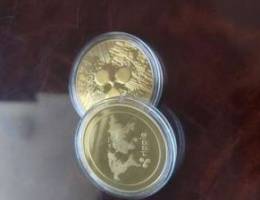 Collectible cryptocurrency coins