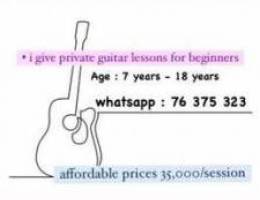 giving guitar lessons 35,000 only