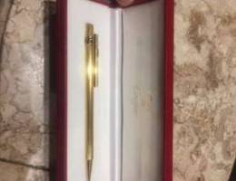 gold cartier pen