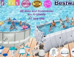 New intex and bestway pools and accessorie...