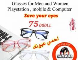 glasses anti blue for gaming & computer