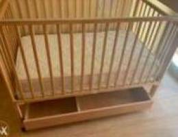 baby bed like new for one million and a ha...