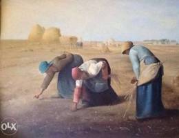 oil painting after millet