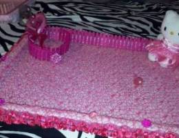 Baby girl tray pink color