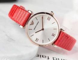 The new Emporio Armani gold & red for her