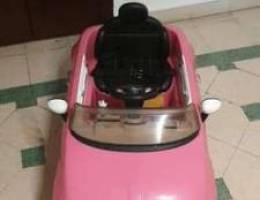 Electronic car FIAT 500 pink