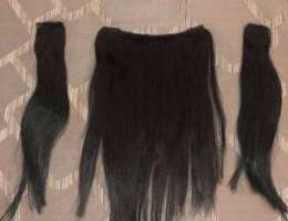 hair extension natural dark brown