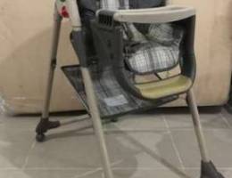 High chair plus baby relaxing seat